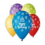 Балони Happy Birthday 2, микс 10бр.