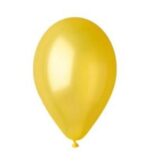 Балон металик, жълт 10бр.