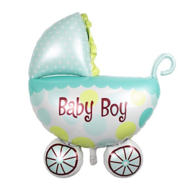 Балон Бебешка количка, синя