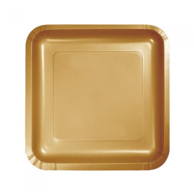 Gold, кватдратни чинии големи 18бр.