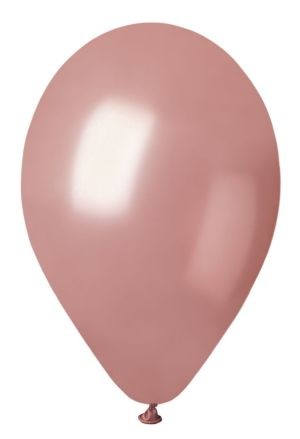 Балон металик, розово злато 10бр.