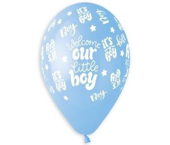 Балон Welcome our baby boy 6бр