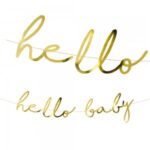 Банер "Hello Baby", Gold