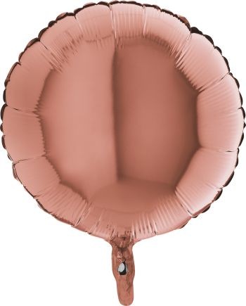 Балон фолио кръг, розово злато