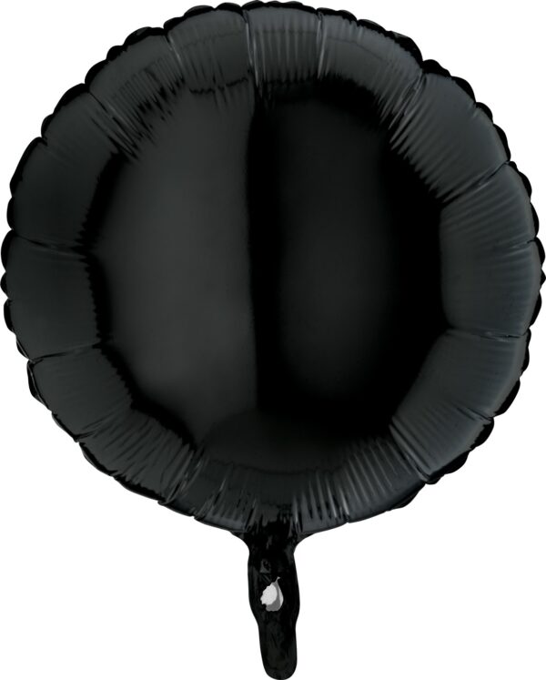 Балон фолио кръг, черен