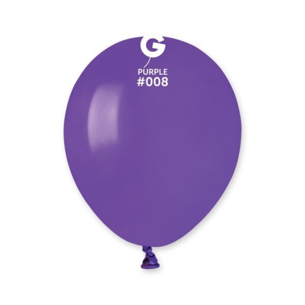 Балон пастел 13см, тъмно лилаво