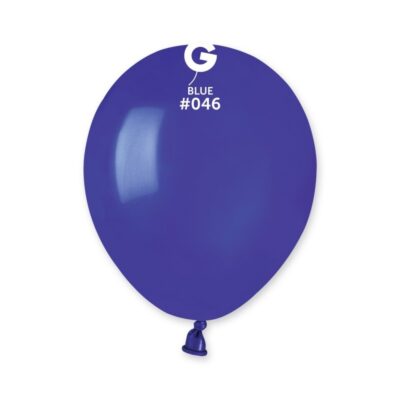 Балон пастел 13см, тъмно синьо